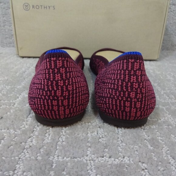 Rothys The Flat Fig Phyton Round Toe Slip on Flats Shoes Multiple Sizes - Picture 7 of 11